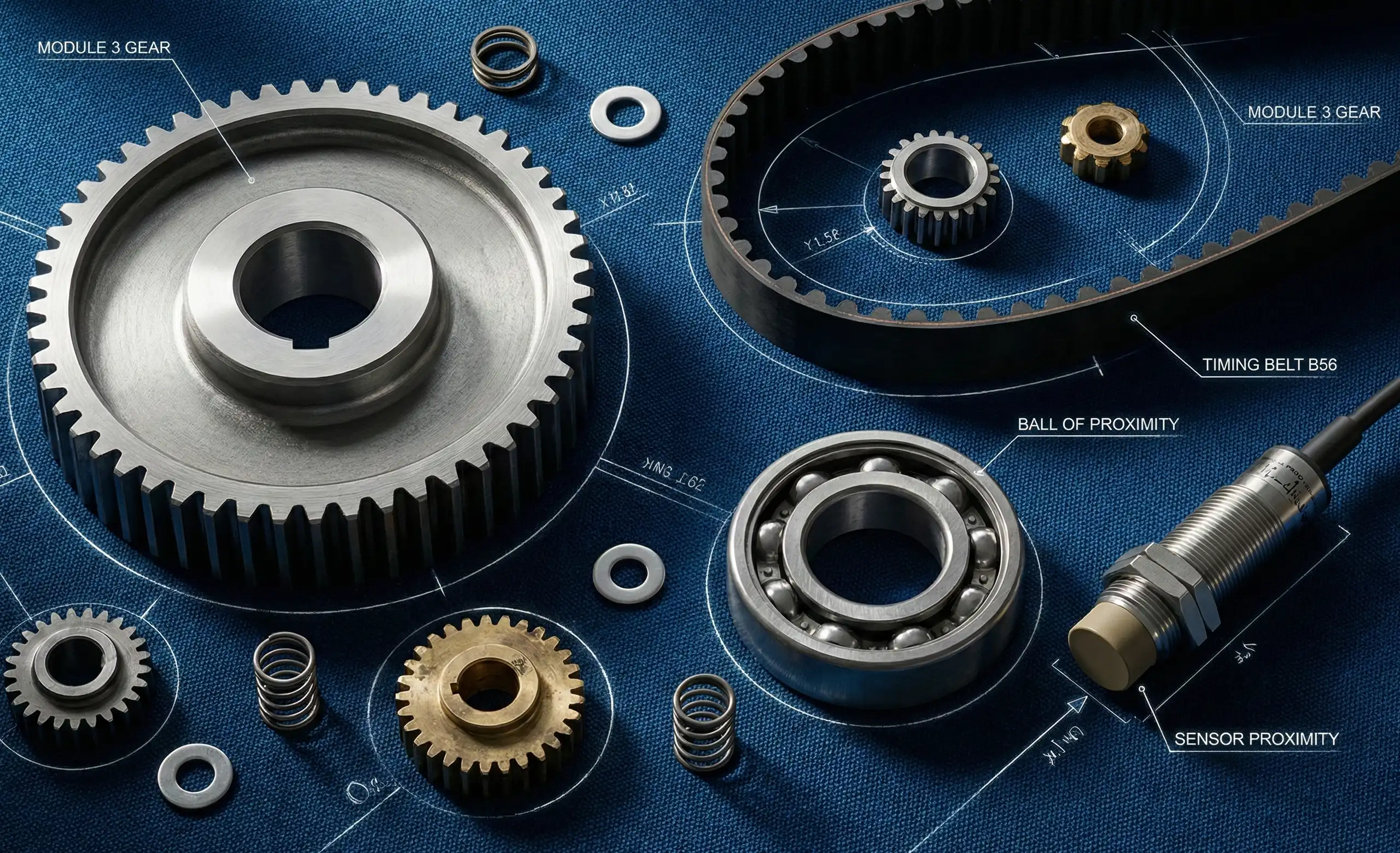 industrial-spare-parts-gears-belts-bearings