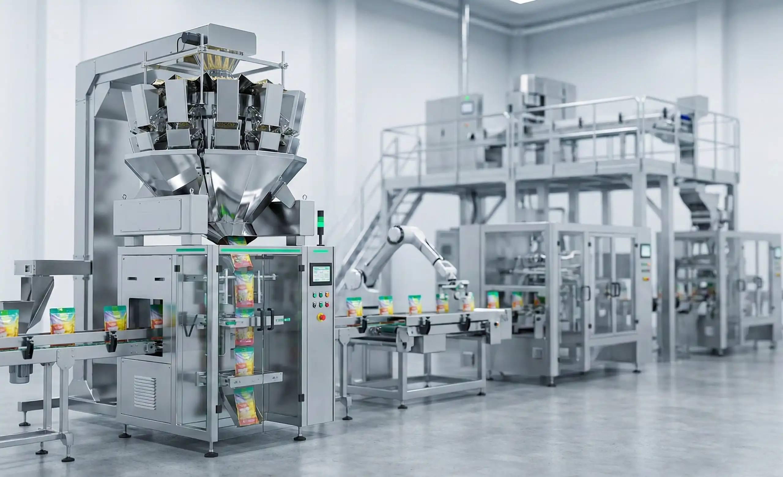 multihead-weigher-food-packaging-line