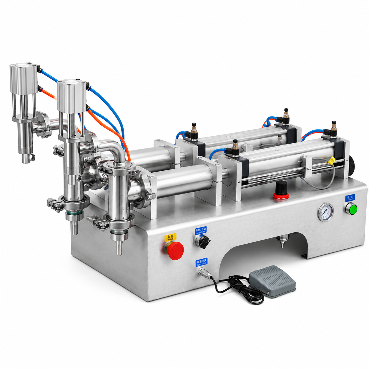 Dual-Head Precision Liquid Filling Machine (50 Bottles/Min) - UTLD-1001 | UTECH Yemen